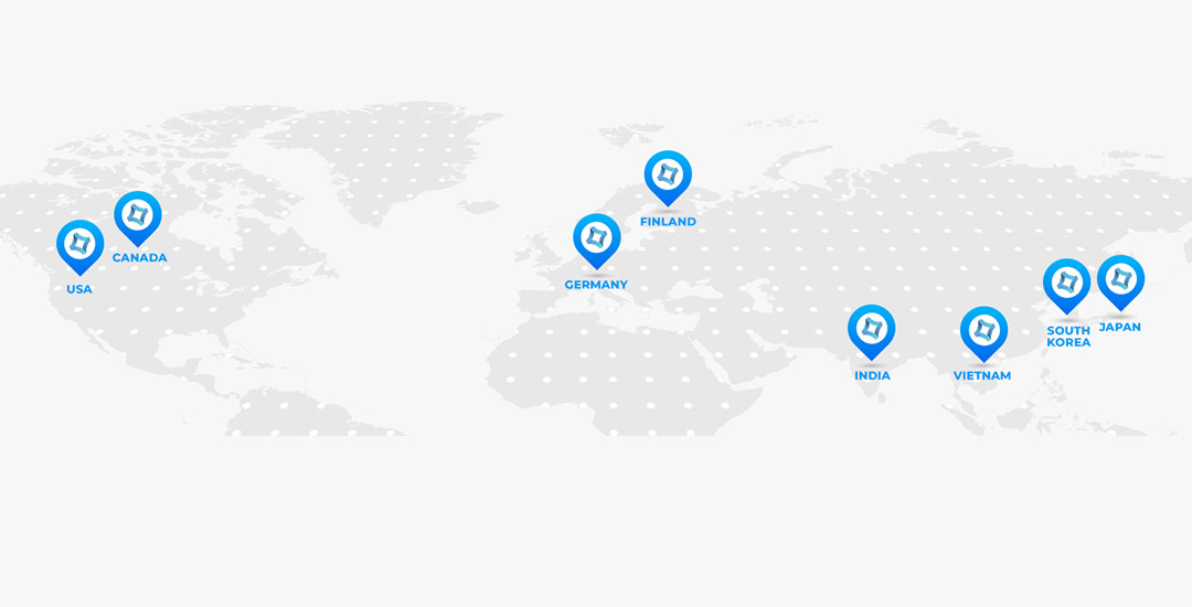 VVDN-Contact-us Global Footprint